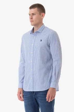 Camicia checked popeline U.S. Polo Assn.