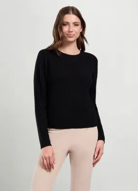 IWIE  Tricot con lavorazione a treccia donna