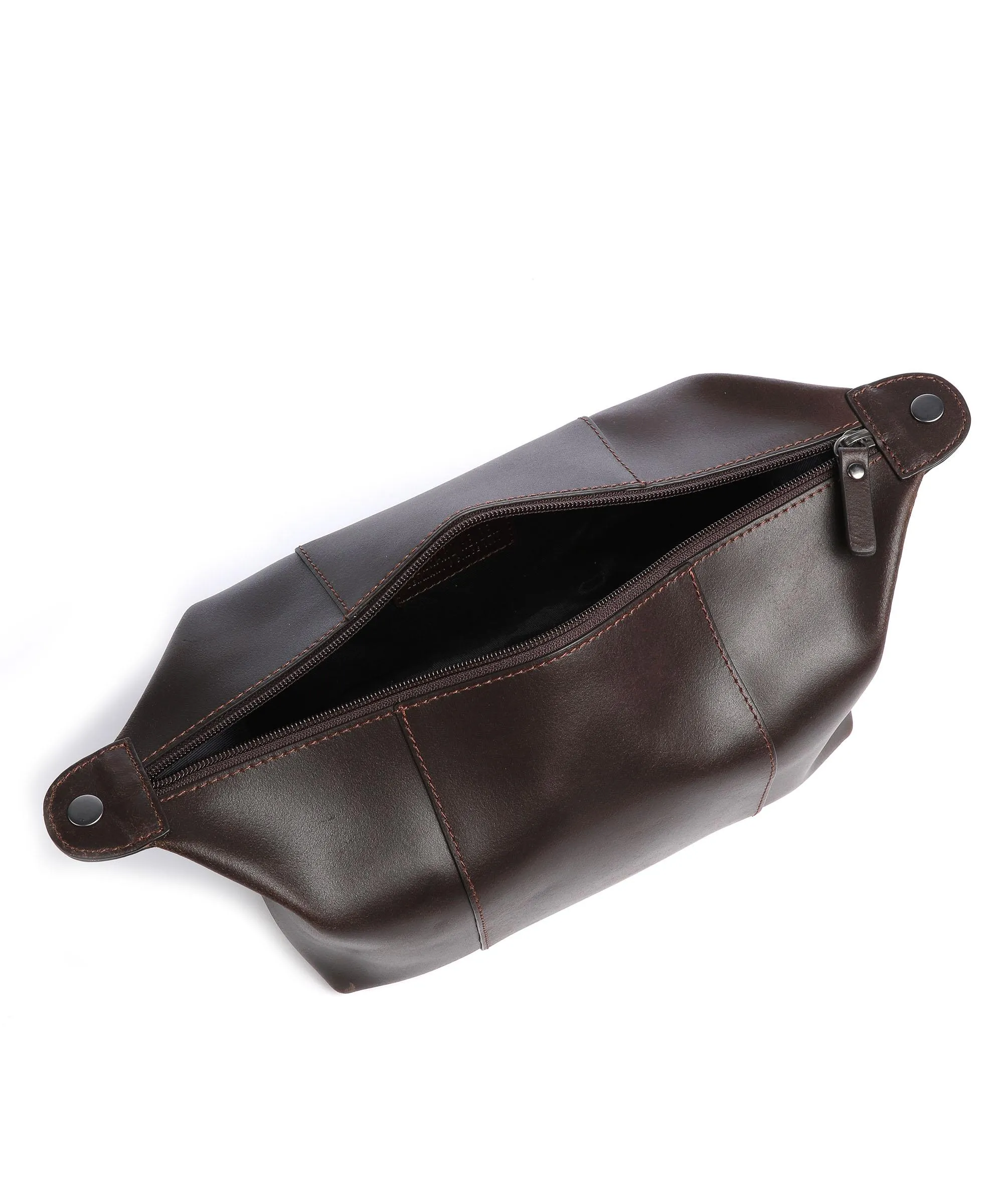  Leonhard Heyden Dakota Borsa da toilette marrone scuro 25 cm  