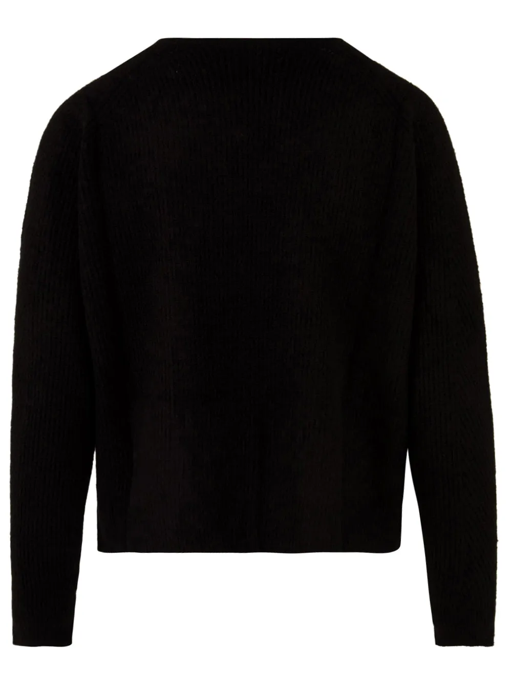 Maglione Donna nero a costine