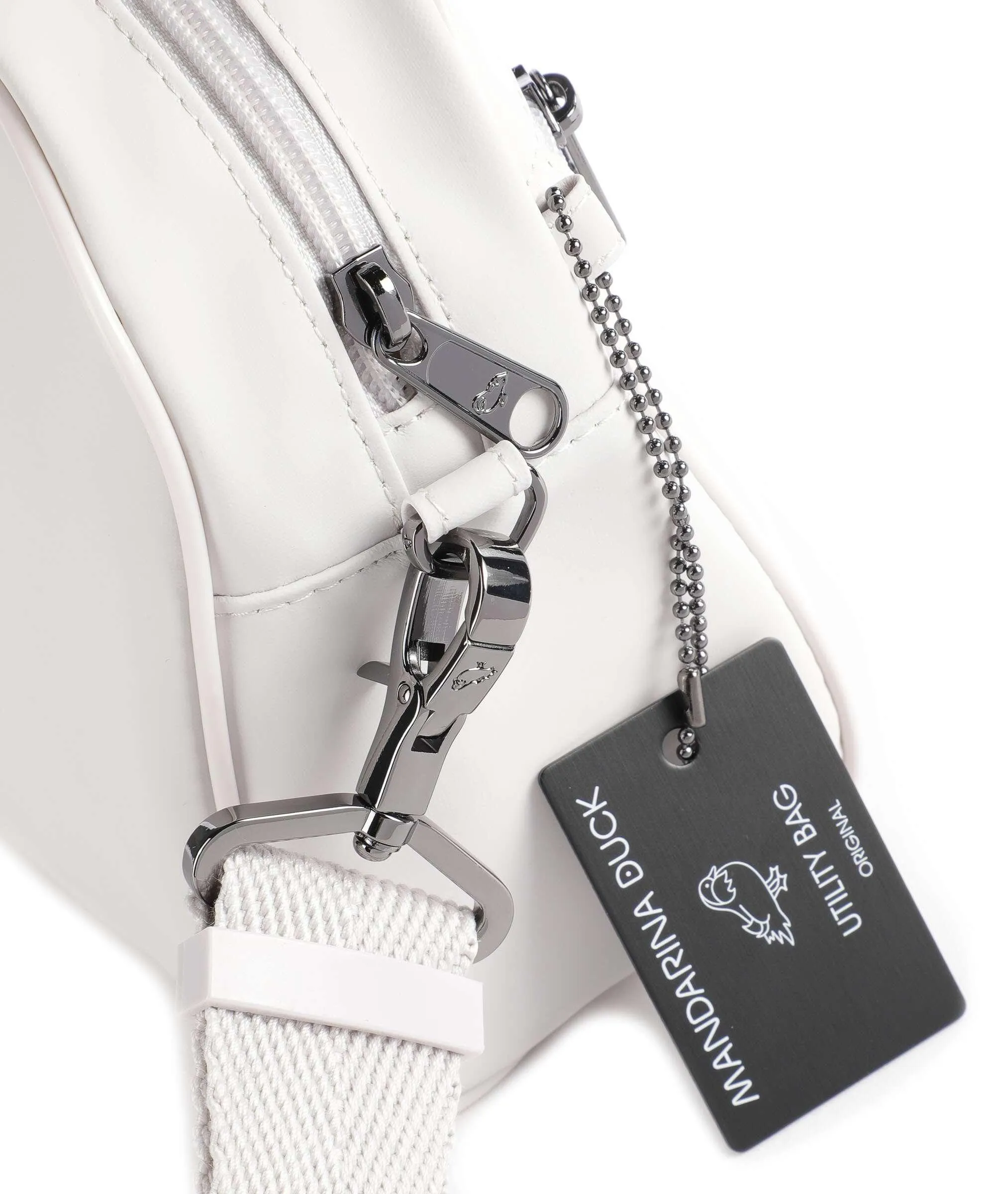  Mandarina Duck Utility Borsa a tracolla poliestere bianco  