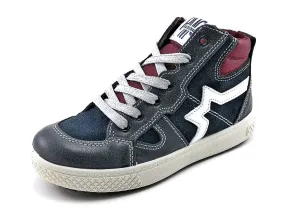 Primigi  ---------    ------------Sneaker alte con cerniera laterale - Blu