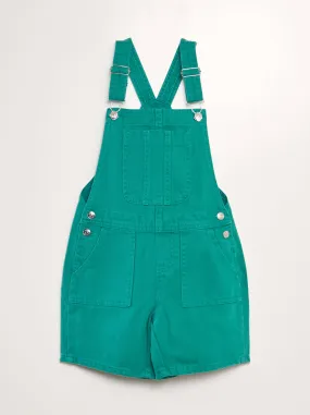 Salopette in jeans - VERDE