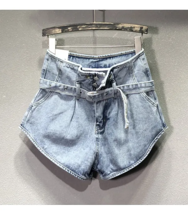 Shorts denim vita alta Laz