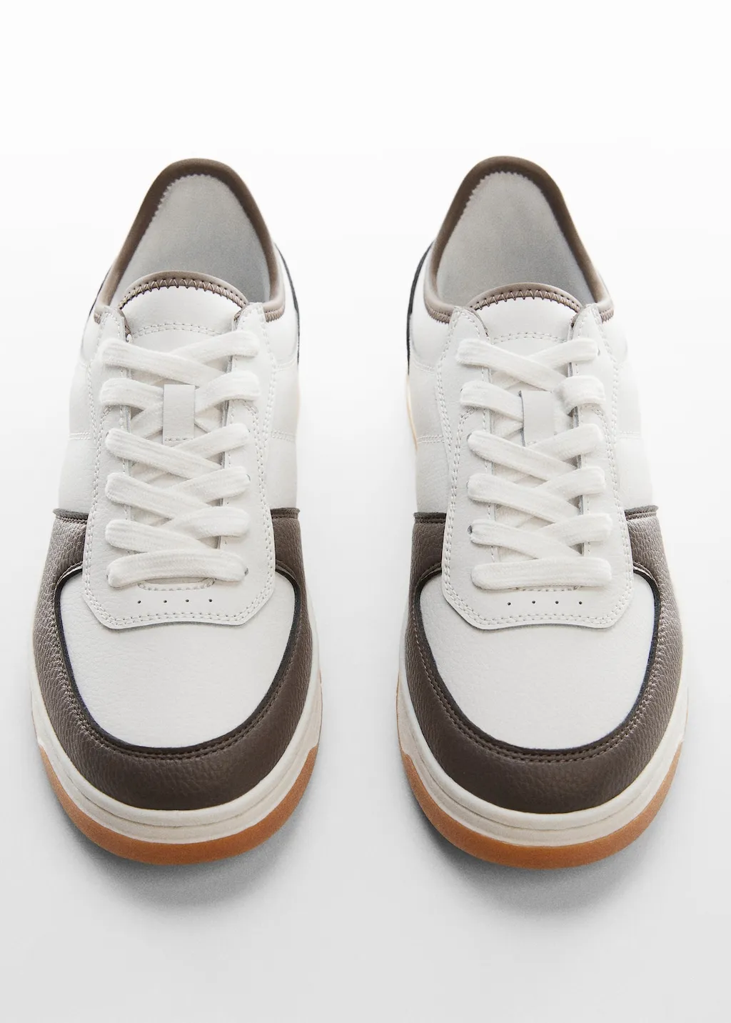 Sneaker combinata pelle