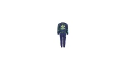 Tuta Bimbo Adidas Crew Set H20303 Blu Mimetico